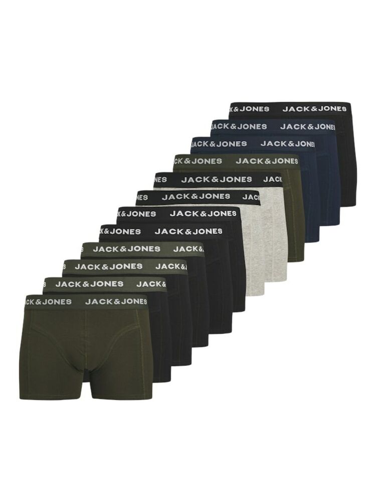 Jack Jones Benja 12 Li Paket Erkek Boxer 12285469 - 1