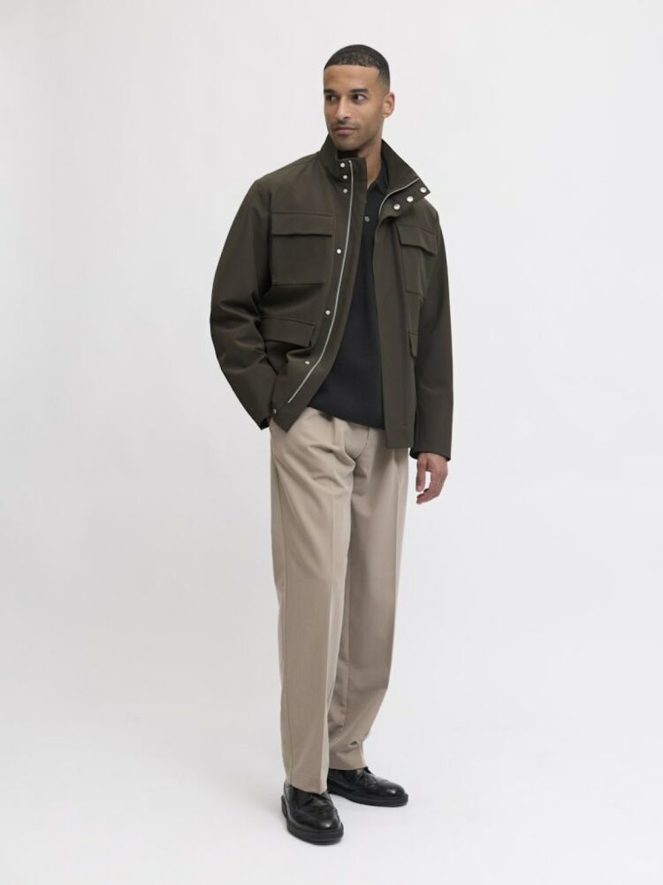 Jack Jones Blabradfort Relax Fit Polo Yaka Erkek Kazak 12285374 (1)