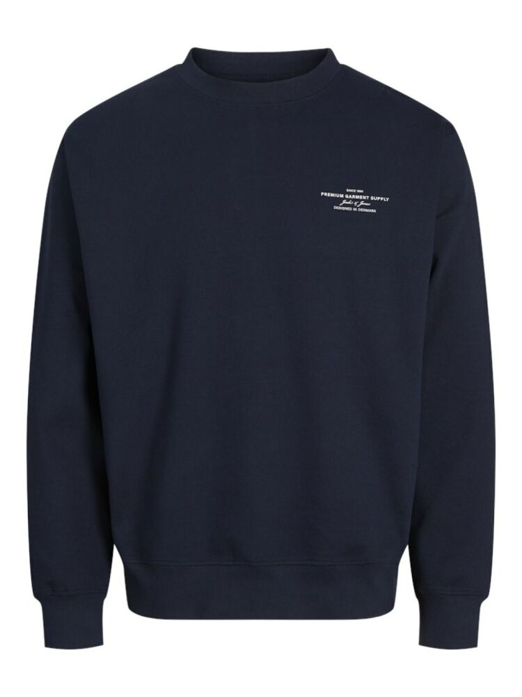 Jack Jones Blachad Brandıng Bisiklet Yaka Erkek Sweat 12261386