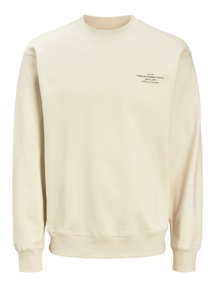 Jack Jones Blachad Brandıng Bisiklet Yaka Erkek Sweat 12261386