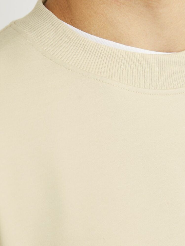 Jack Jones Blachad Brandıng Bisiklet Yaka Erkek Sweat 12261386 (1)
