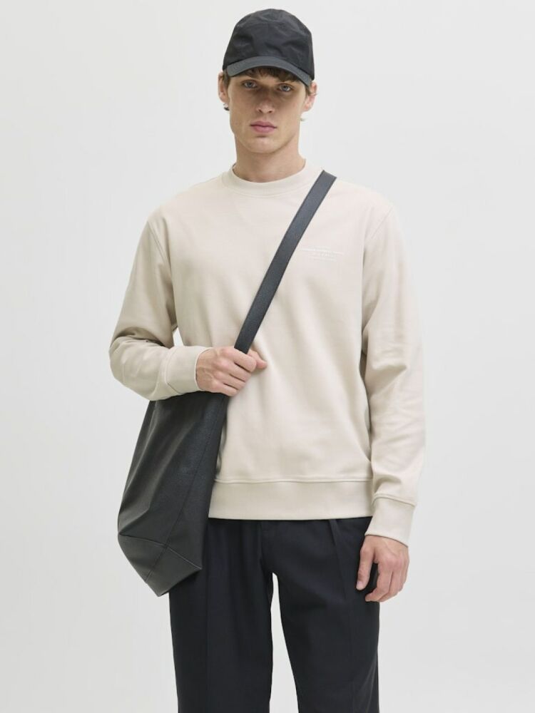 Jack Jones Blachad Brandıng Bisiklet Yaka Erkek Sweat 12261386