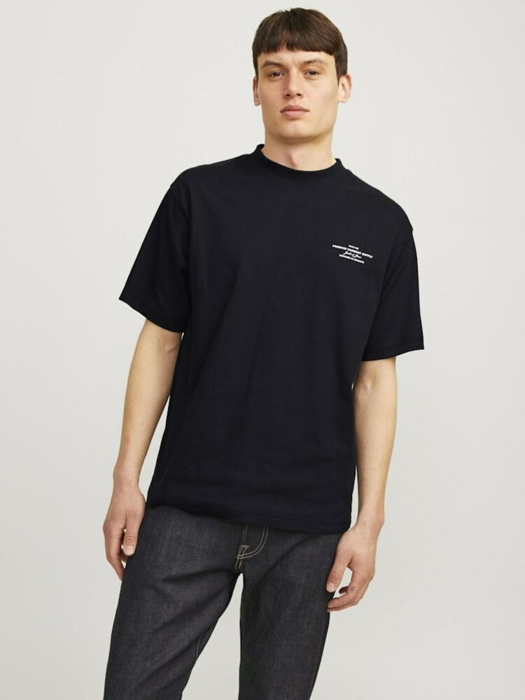 Jack Jones Blachad Brandıng Erkek Tişört 12259357 - 2