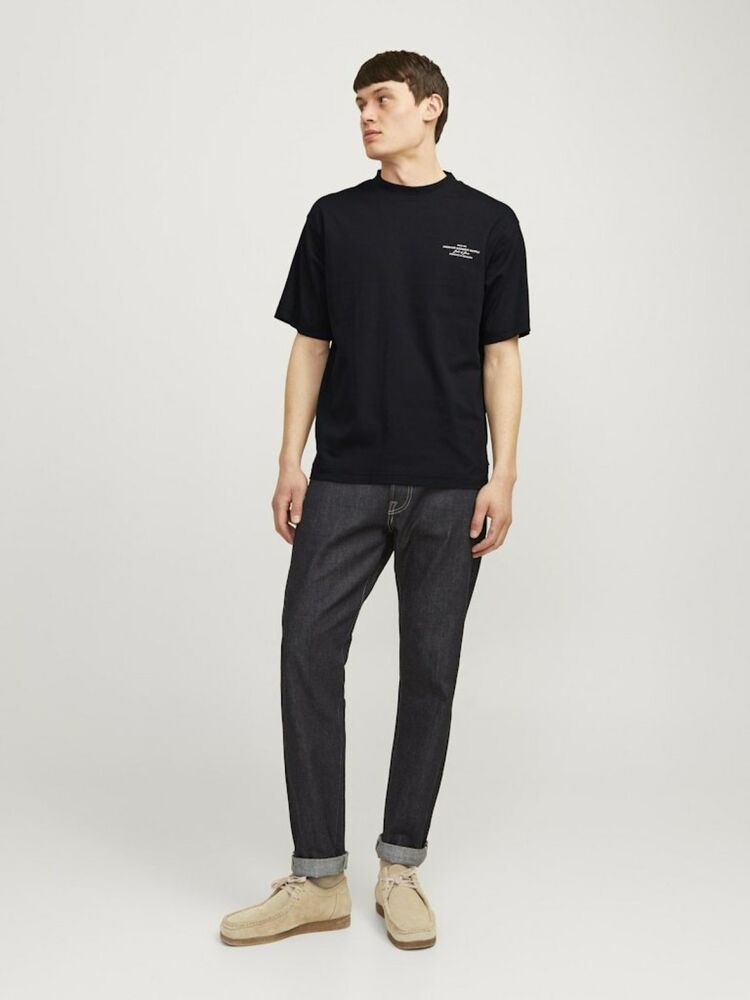 Jack Jones Blachad Brandıng Erkek Tişört 12259357 - 4