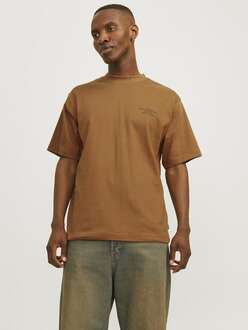 Jack Jones Blachad Brandıng Erkek Tişört 12259357 - 2