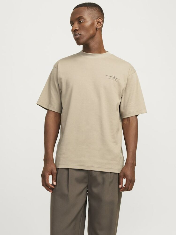 Jack Jones Blachad Brandıng Erkek Tişört 12259357 - 4