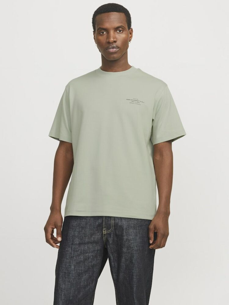 Jack Jones Blachad Brandıng Erkek Tişört 12259357 - 2