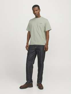 Jack Jones Blachad Brandıng Erkek Tişört 12259357 - 3
