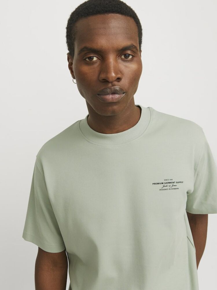Jack Jones Blachad Brandıng Erkek Tişört 12259357 - 4
