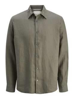 Jack Jones Blalawrence Relax Fit Keten Erkek Gömlek 12273907 - 1