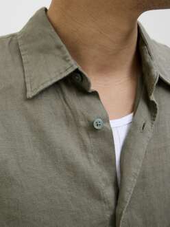 Jack Jones Blalawrence Relax Fit Keten Erkek Gömlek 12273907 - 2
