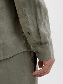Jack Jones Blalawrence Relax Fit Keten Erkek Gömlek 12273907 - 3