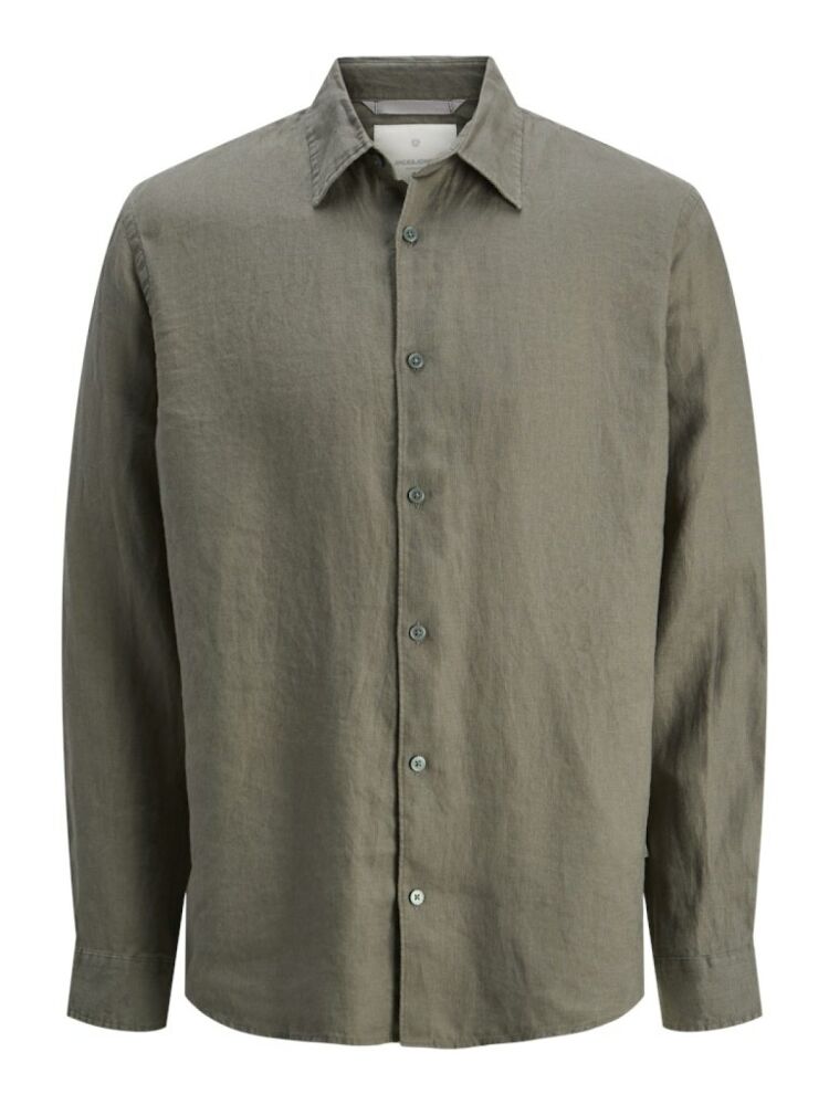 Jack Jones Blalawrence Relax Fit Keten Erkek Gömlek 12273907