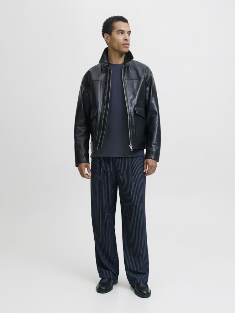 Jack Jones Blaleo Structure Regular Fit Erkek Tişört 12294823 (1)