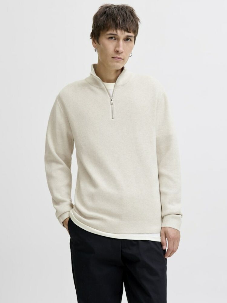 Jack Jones Blamılano Fermuarlı YakaRelax Fit Erkek Kazak 12259664