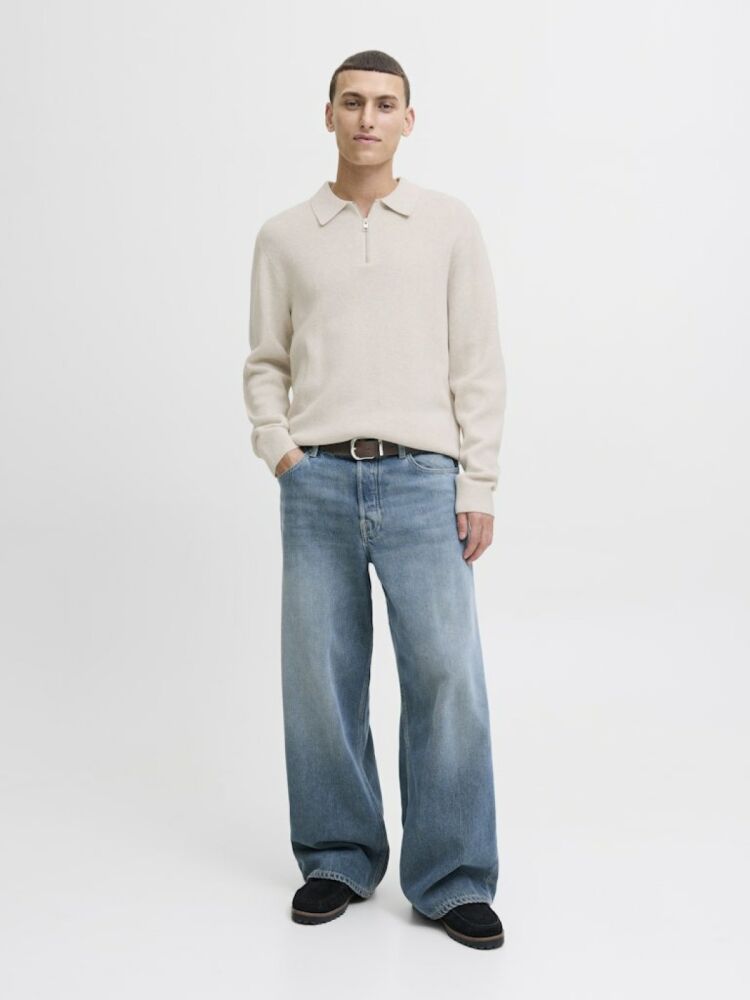 Jack Jones Blamılano Polo Yaka Relax Fit Erkek Kazak 12281743 (1)