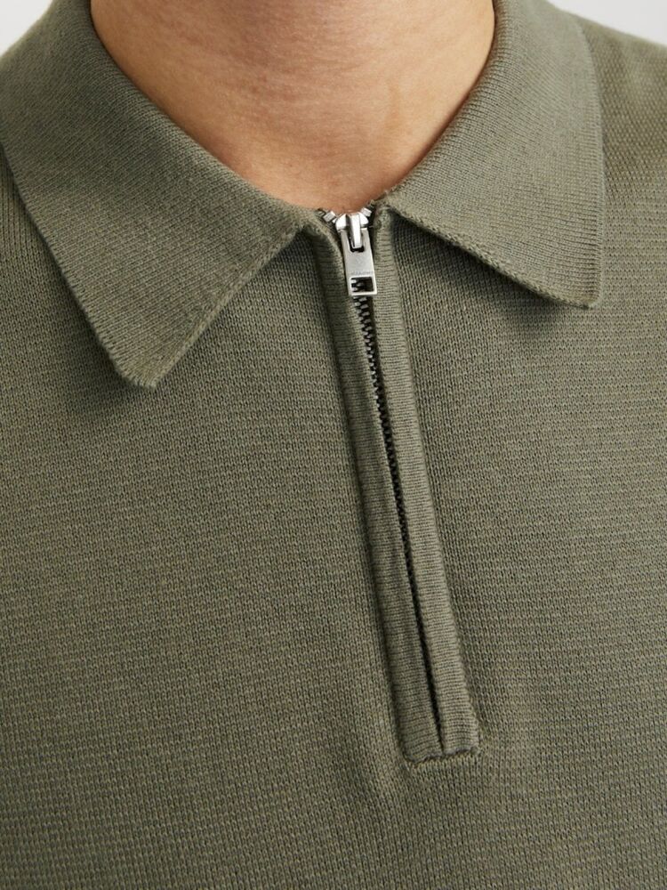 Jack Jones Blamılano Sprıng Knıt Regular Fit Triko Polo Yaka Erkek Tişört - 3