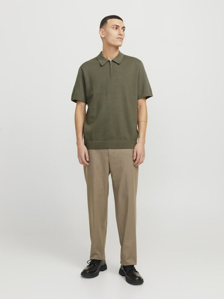 Jack Jones Blamılano Sprıng Knıt Regular Fit Triko Polo Yaka Erkek Tişört - 4