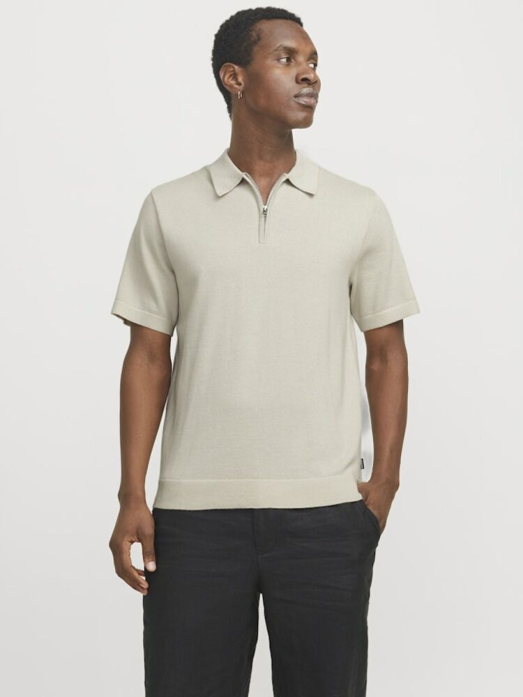 Jack Jones Blamılano Sprıng Knıt Regular Fit Triko Polo Yaka Erkek Tişört (1)