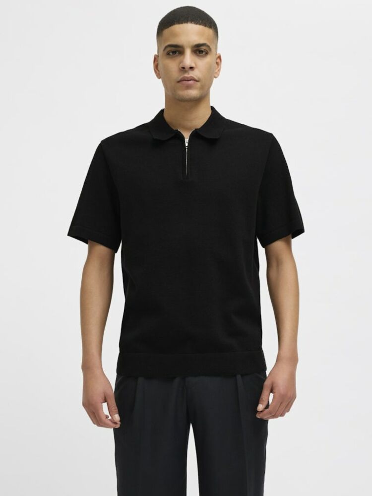 Jack Jones Blamılano Sprıng Knıt Regular Fit Triko Polo Yaka Erkek Tişört (1)