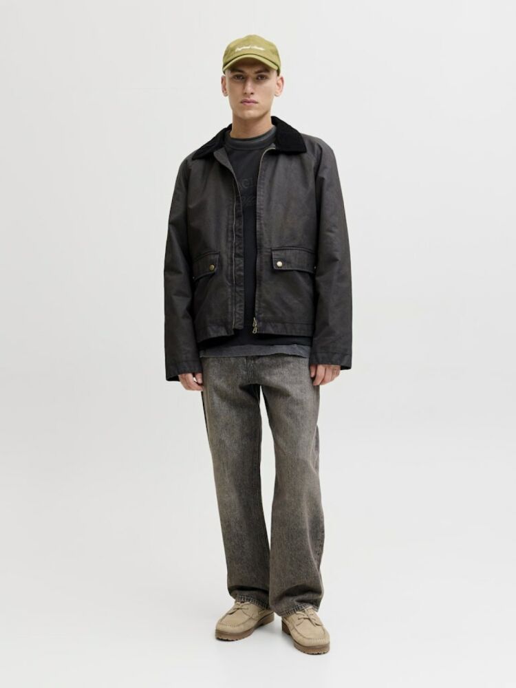 Jack Jones Bleecker Brandıbg Relax Fit Erkek Sweat 12286775 (1)