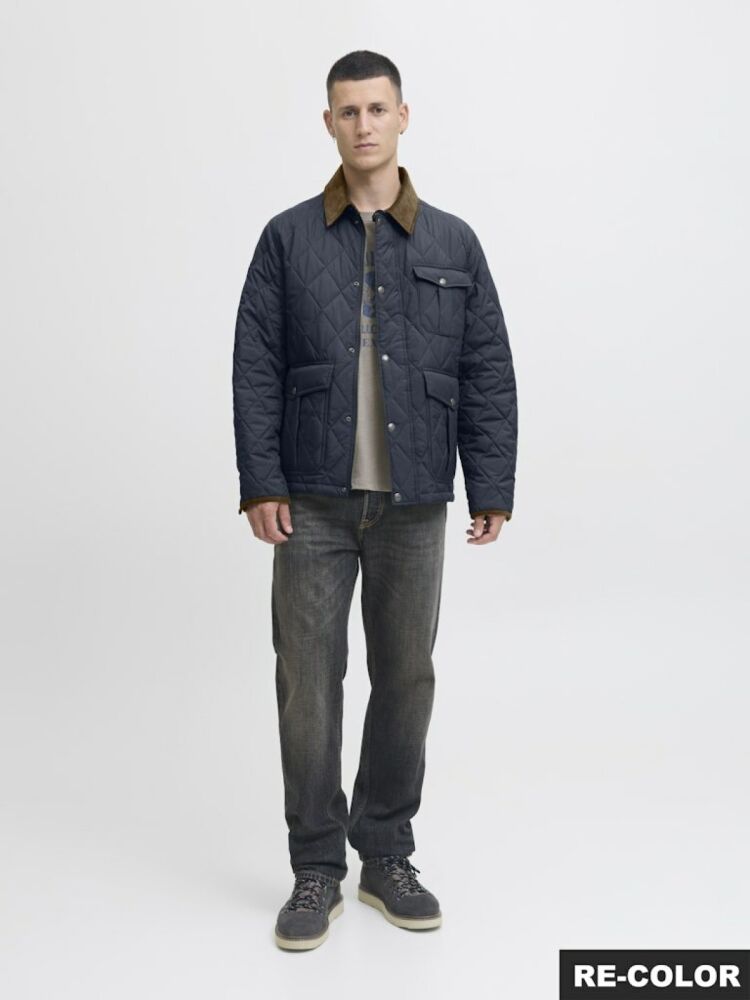 Jack Jones Blubryan Quılted Erkek Ceket 12283810 (1)