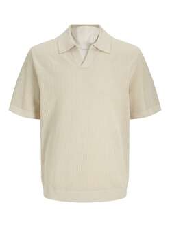 Jack Jones Bluolıver Knıt Splıt Neck Erkek Tiriko Polo Yaka Tişört 12275521 - 1