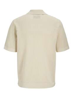 Jack Jones Bluolıver Knıt Splıt Neck Erkek Tiriko Polo Yaka Tişört 12275521 - 2