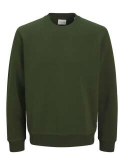 Jack Jones Bradley Bisiklet Yaka Büyük Beden Erkek Sweat 12250594 - 5