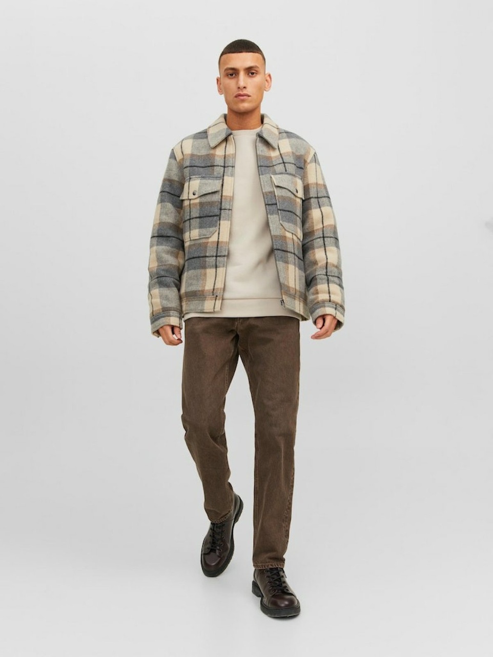 Jack Jones Bradley Erkek Sweat 12249341 - 5
