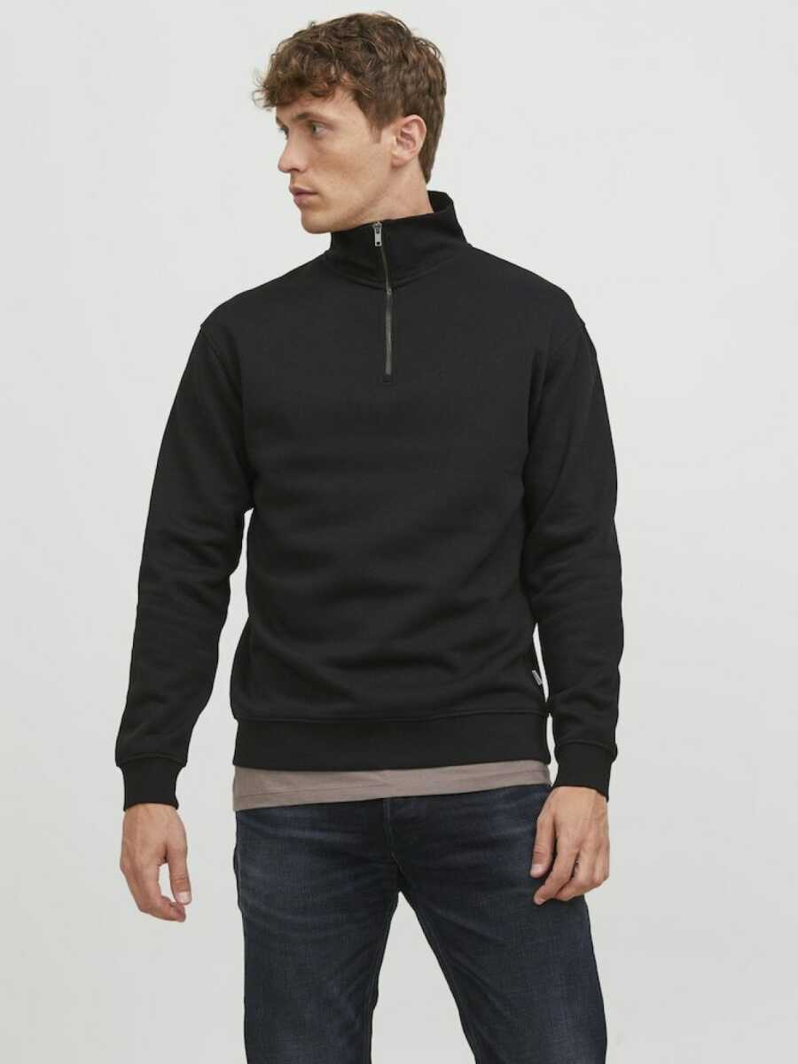 Jack Jones Bradley Fermuarlı Yaka Relax Fit Erkek Sweat 12250747