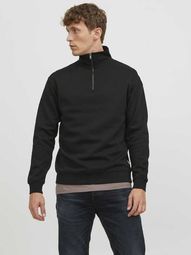 Jack Jones Bradley Fermuarlı Yaka Relax Fit Erkek Sweat 12250747