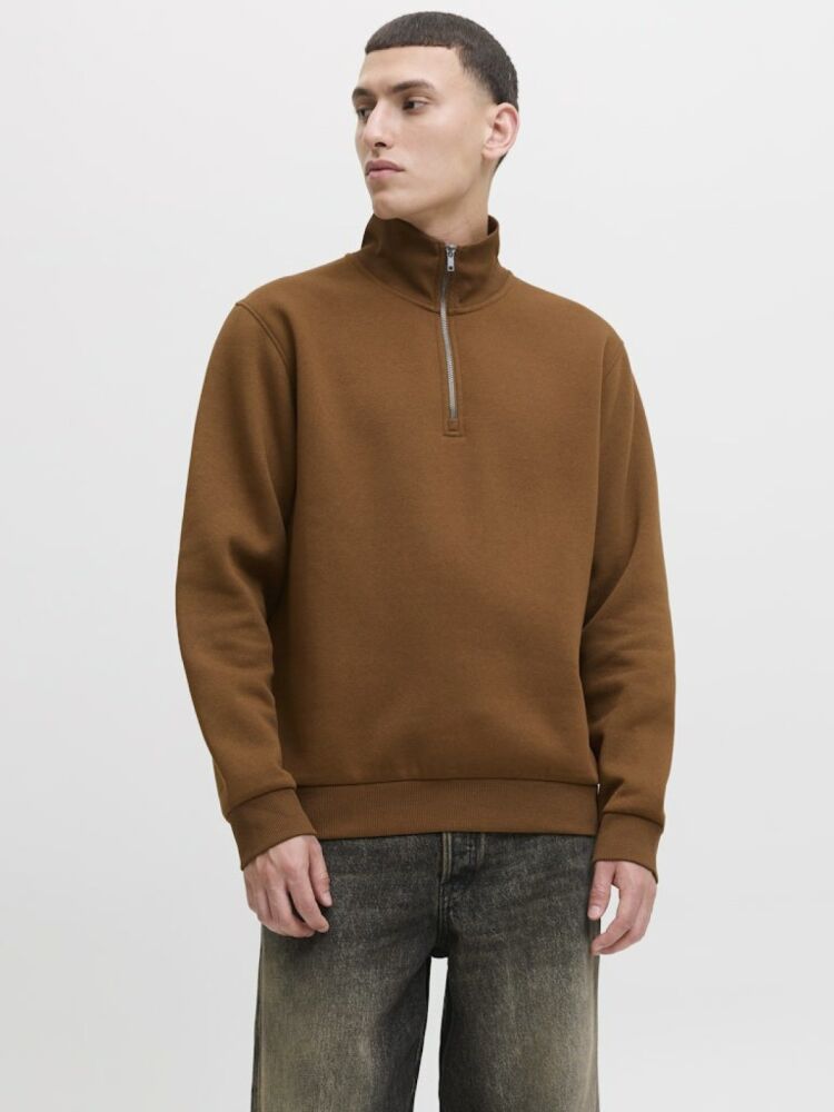 Jack Jones Bradley Fermuarlı Yaka Relax Fit Erkek Sweat 12250747