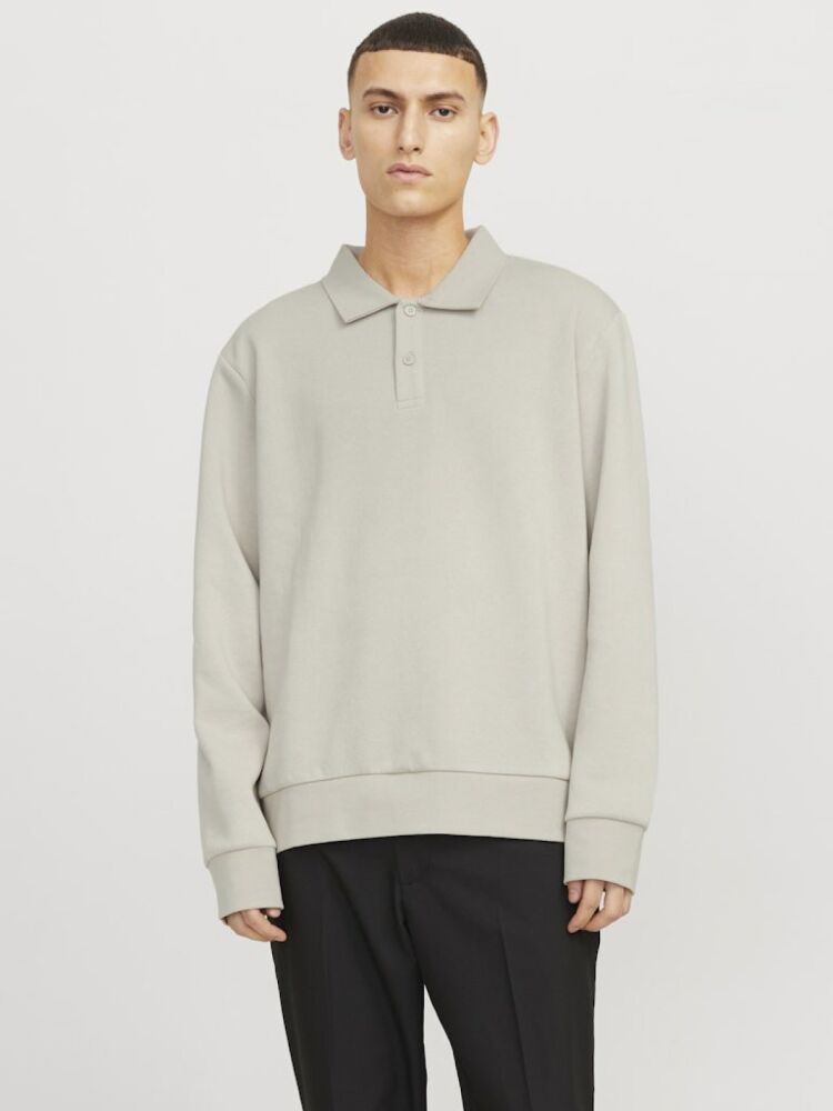 Jack Jones Bradley Polo Yaka Relax Fit Erkek Sweat 12278586
