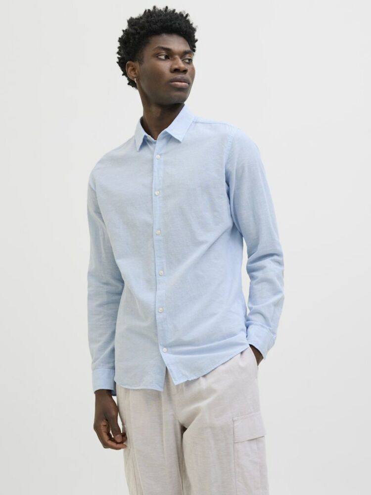 Jack Jones Breeze Keten Slım Fit Erkek Gömlek 12268964 (1)