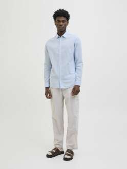 Jack Jones Breeze Keten Slım Fit Erkek Gömlek 12268964 - 4