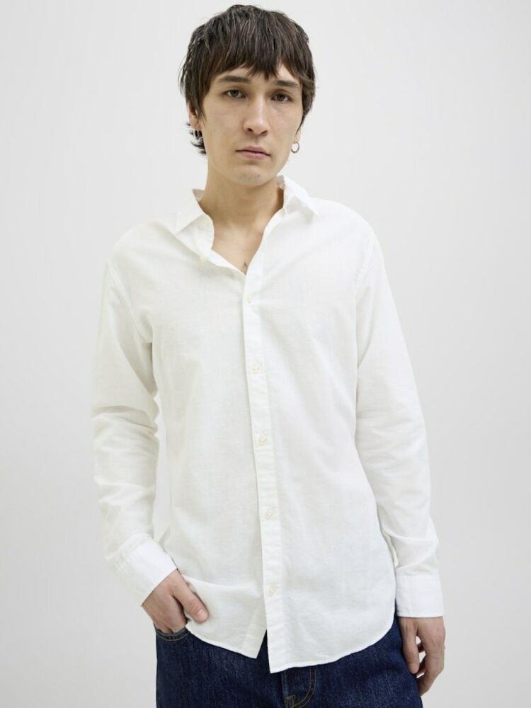 Jack Jones Breeze Keten Slım Fit Erkek Gömlek 12268964 (1)