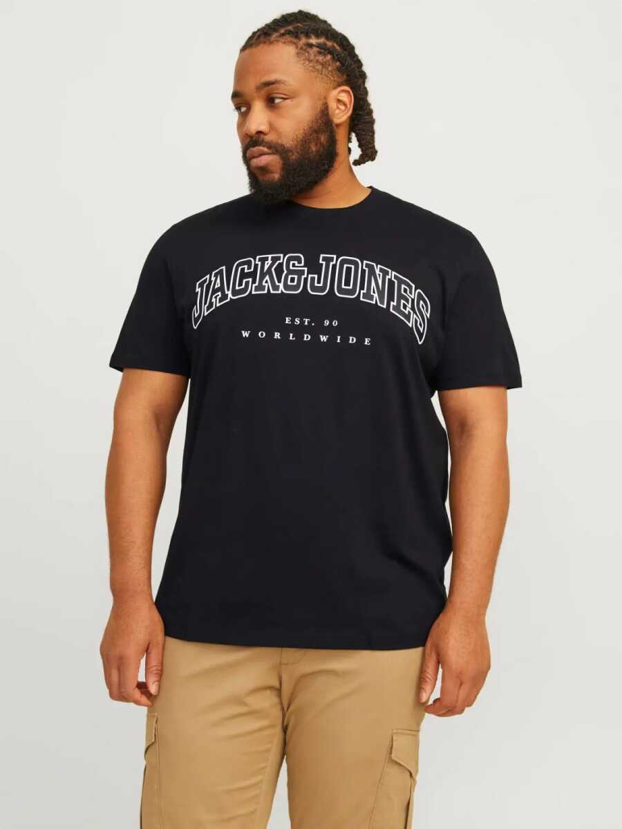 Jack Jones Caleb Varsıty Büyük Beden Erkek Tişört 12258871
