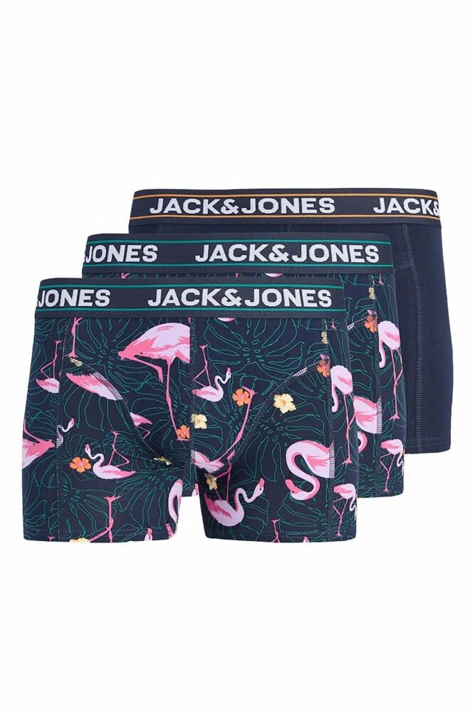 Jack Jones Candy Flamıngo 3 Lü Paket Erkek Boxer 12295173