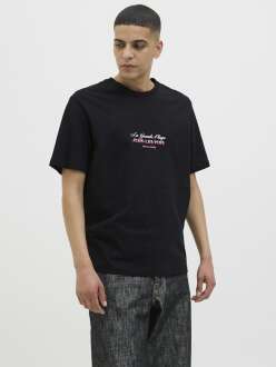 Jack Jones Canggu Chest Relax Fit Erkek Tişört 12277227 - 2