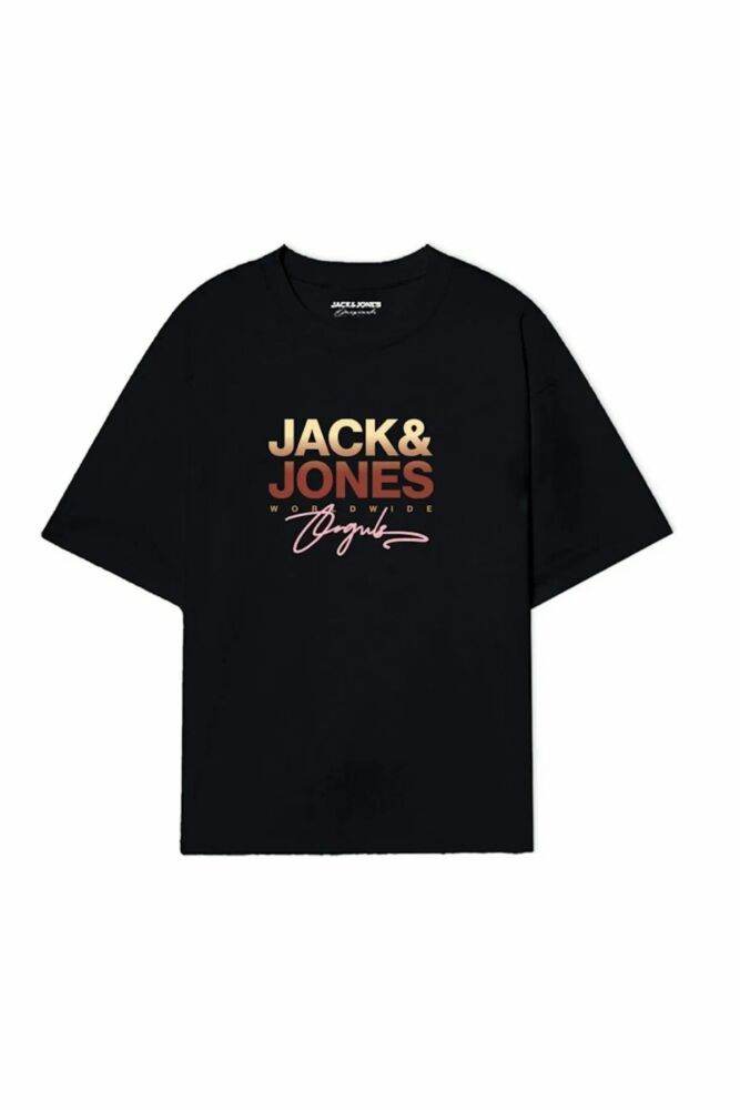 Jack Jones Canggu Logo Regular Fit Erkek Tişört 12281809 - 1
