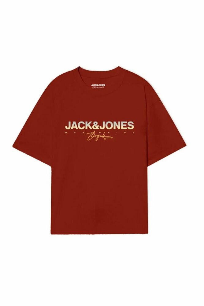 Jack Jones Canggu Logo Regular Fit Erkek Tişört 12281809 - 1