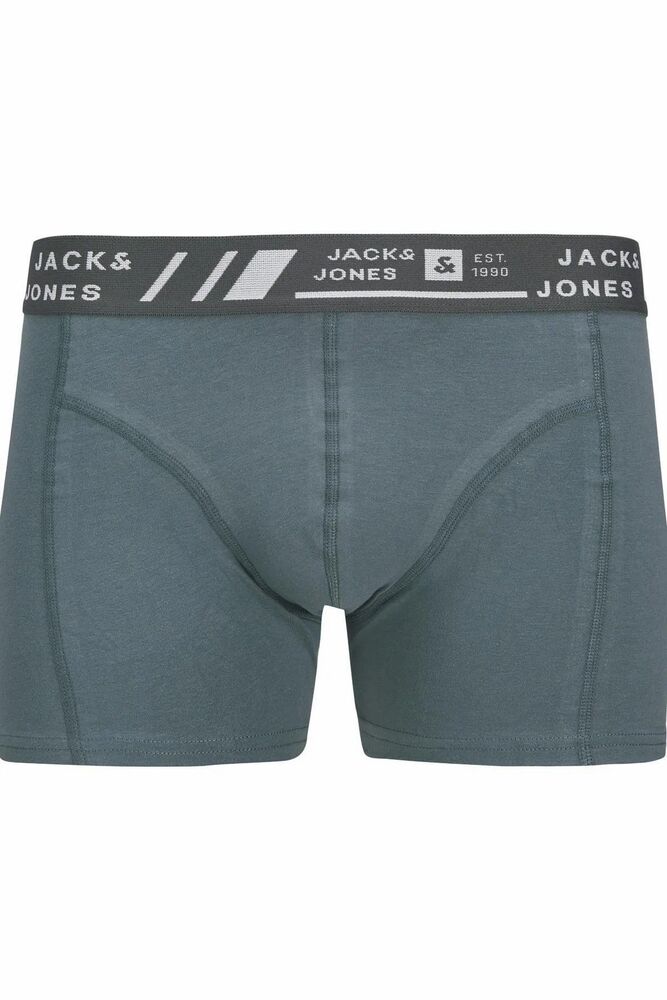 Jack Jones Cangus Solıd 3 Lü Paket Erkek Boxer 12277576 - 5