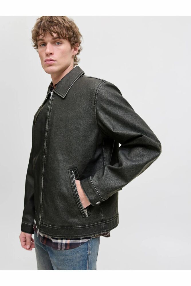 Jack Jones Casablanca Pu Erkek Ceket 12278839 - 3