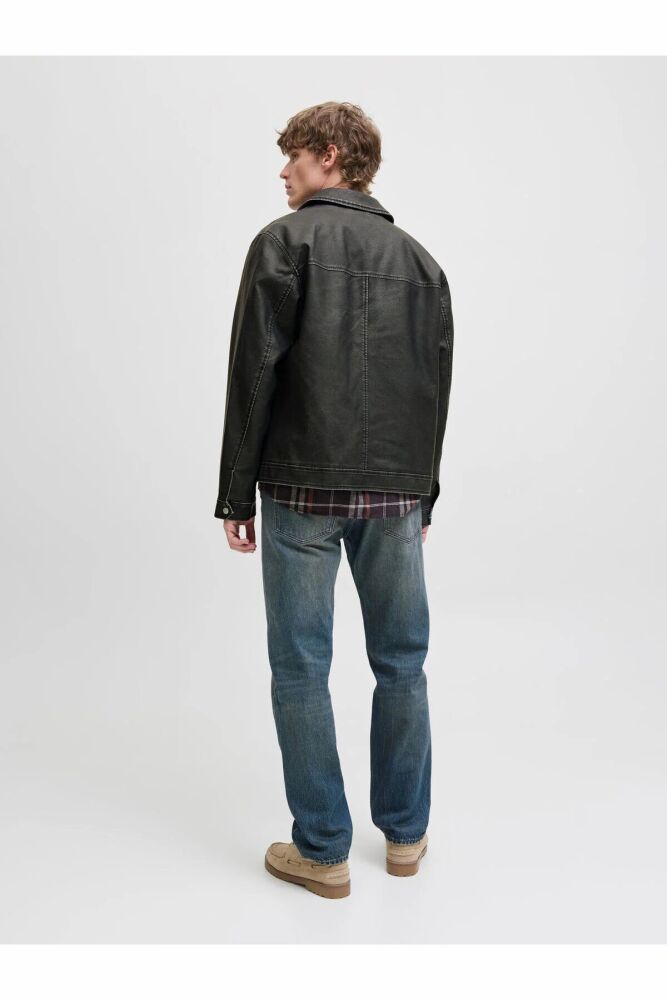 Jack Jones Casablanca Pu Erkek Ceket 12278839 - 4