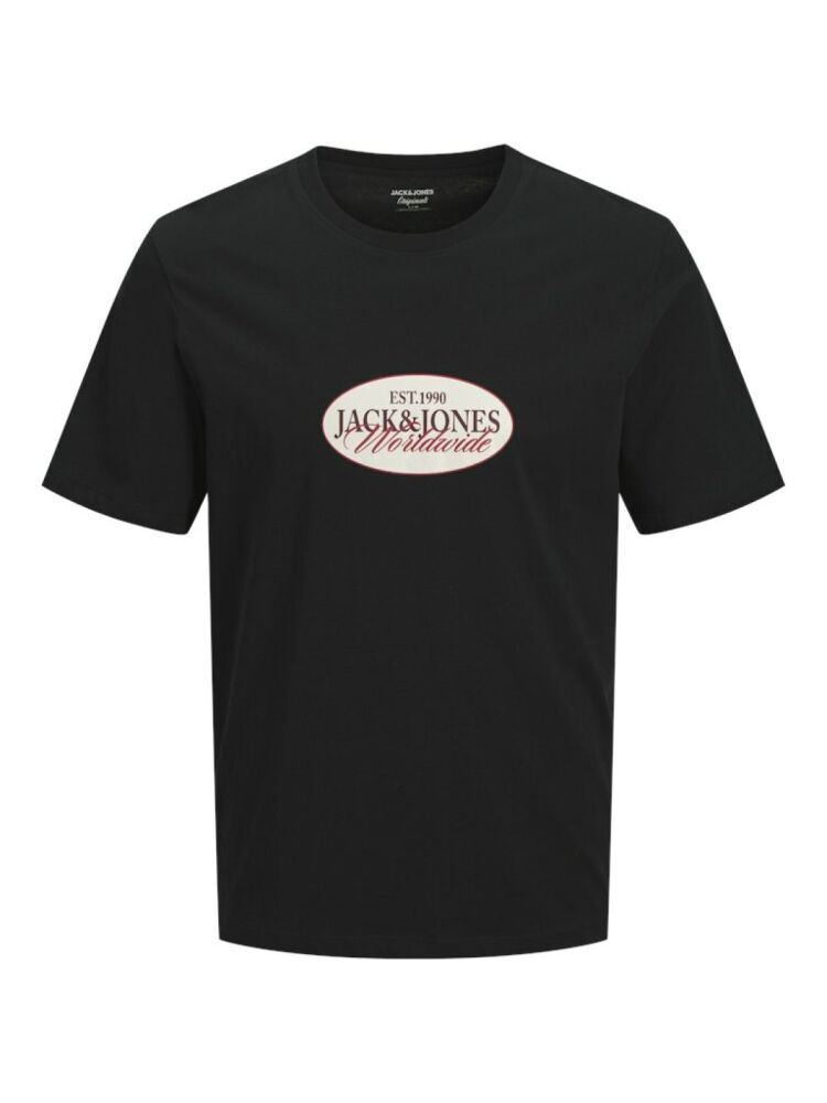 Jack Jones Catskılls Front Logo Regular Fit Erkek Tişört 12297891