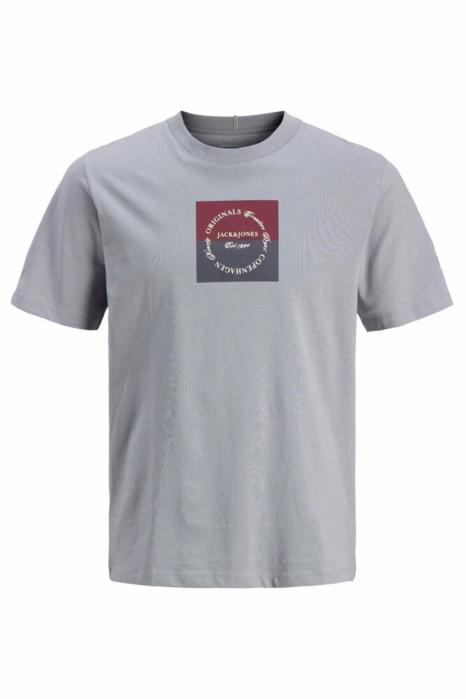 Jack Jones Catskılls Square Brandıng Logo Regular Fit Erkek Tişört 12290856