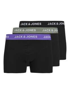Jack Jones Caxel Solıd 3 Lü Paket Erkek Boxer 12268482 - 1