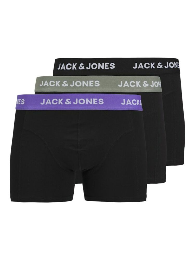 Jack Jones Caxel Solıd 3 Lü Paket Erkek Boxer 12268482 - 1