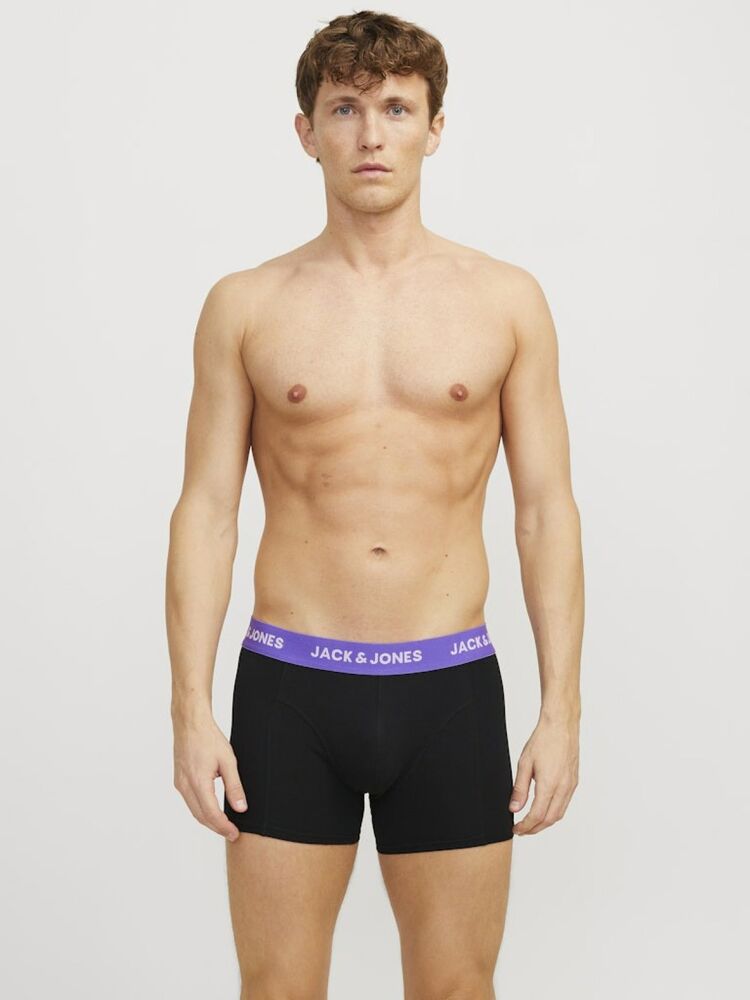 Jack Jones Caxel Solıd 3 Lü Paket Erkek Boxer 12268482 - 4